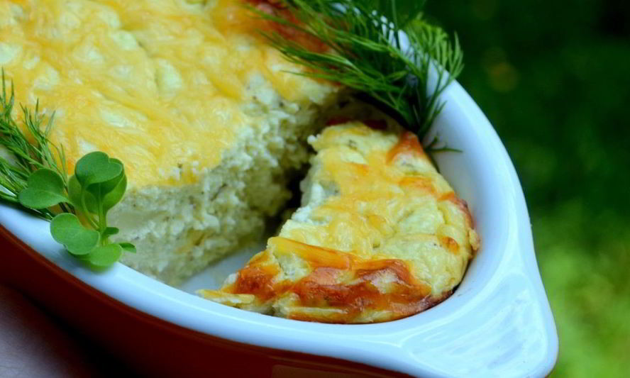 Рецепт творожного суфле с цветной капустой