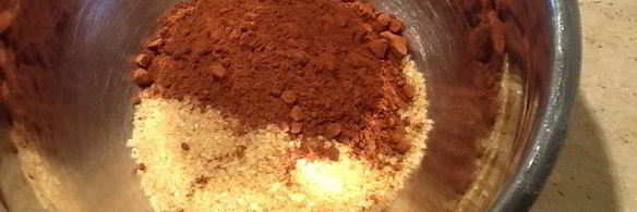 вишнево-шоколадное суфле