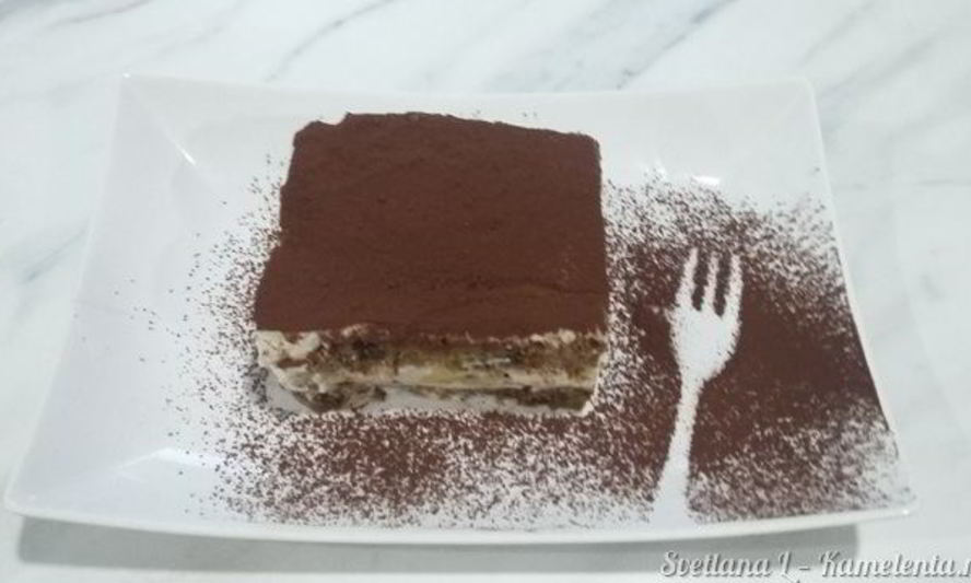 Рецепт бананового тирамису