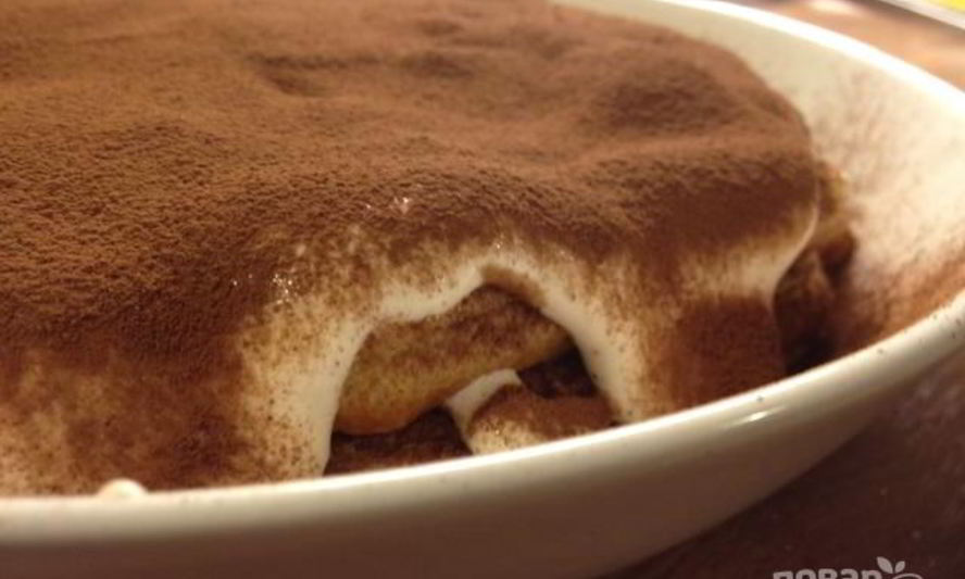 Рецепт тирамису без маскарпоне