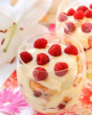 Тирамису с малиной