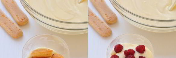 тирамису с малиной