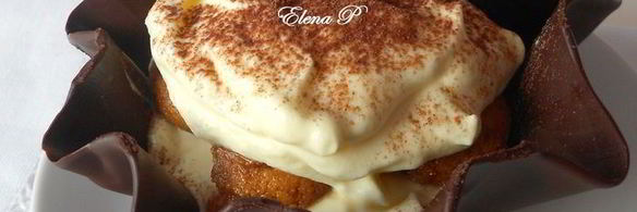 тирамису в шоколадных чашах