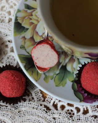 Трюфели с клубникой