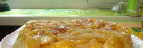 творожный пудинг с яблоками