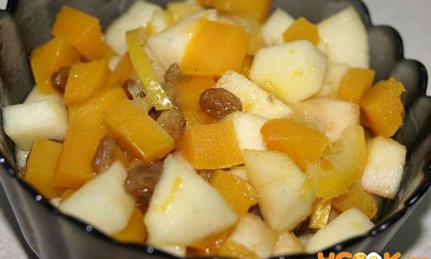 Рецепт тыквенно-яблочного десерт