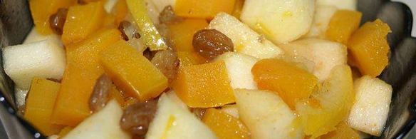 тыквенно-яблочный десерт