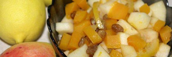 тыквенно-яблочный десерт