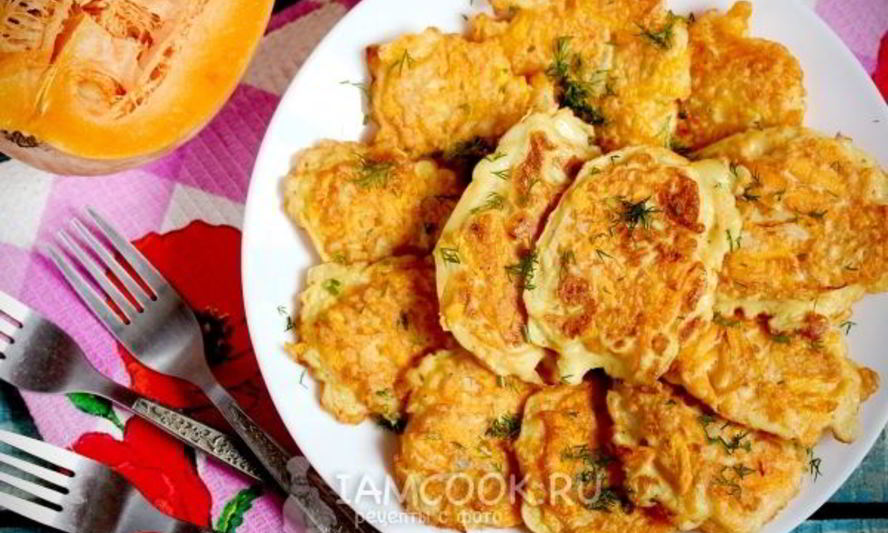 Рецепт драников из тыквы