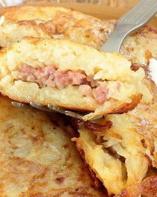 Драники картофельные с мясом