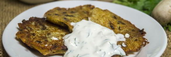 драники с грибами