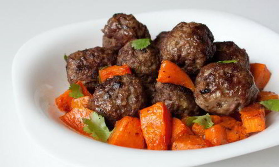 Рецепт фрикаделек из говядины с печеной тыквой