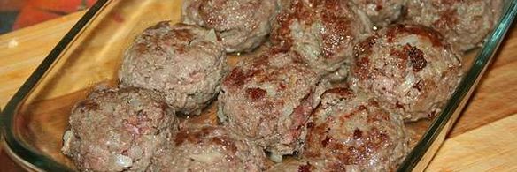 фрикадельки из говядины