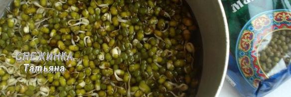 фрикадельки из маша с банановым соусом в капустных лепестках