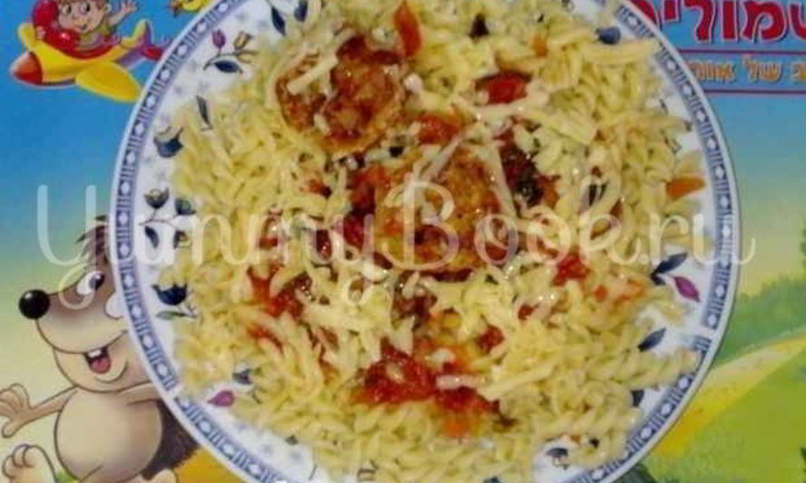 Рецепт фрикаделек с макаронами в соусе