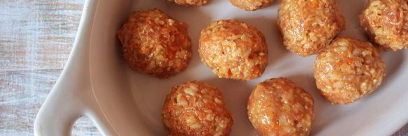 фрикадельки с рисом