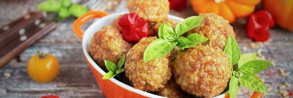 фрикадельки с рисом