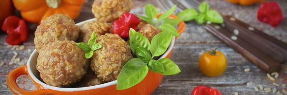 фрикадельки с рисом