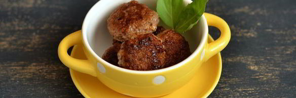 фрикадельки с яблоками