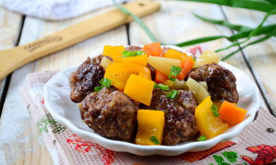 Рецепт фрикаделек в кисло-сладком соусе