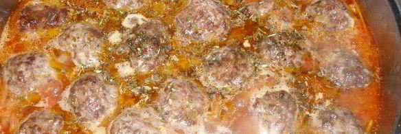 макароны с фрикадельками в духовке