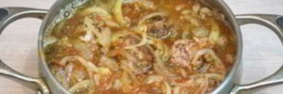 острые фрикадельки в томатном соусе