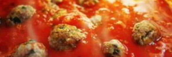 спагетти с фрикадельками