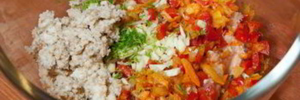 закусочные куриные фрикадельки в кунжуте