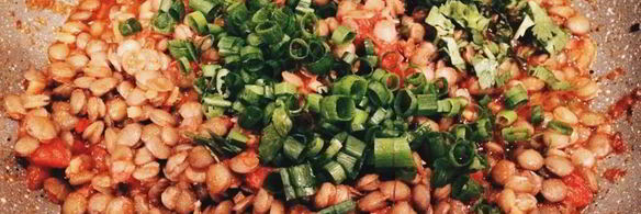 гарнир из чечевицы по-азиатски