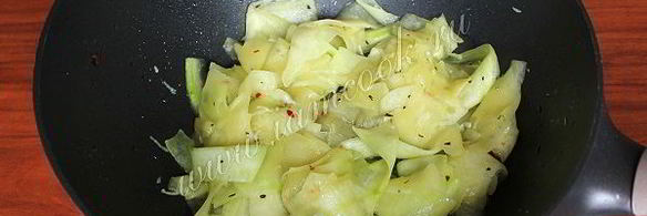 гарнир из кабачков