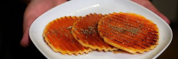 гарнир из медовой тыквы