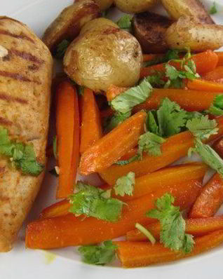 Гарнир из пряной моркови