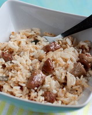 Бабушкин рис со свининой