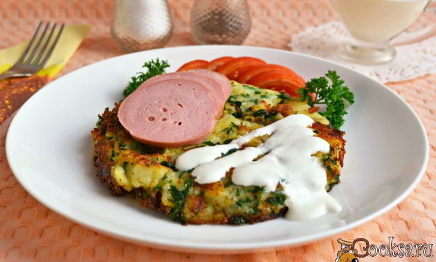 Рецепт чесночного картофеля с петрушкой