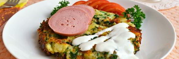 чесночный картофель с петрушкой