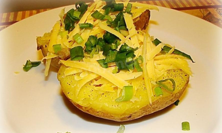 Рецепт картофеля печеного в камине