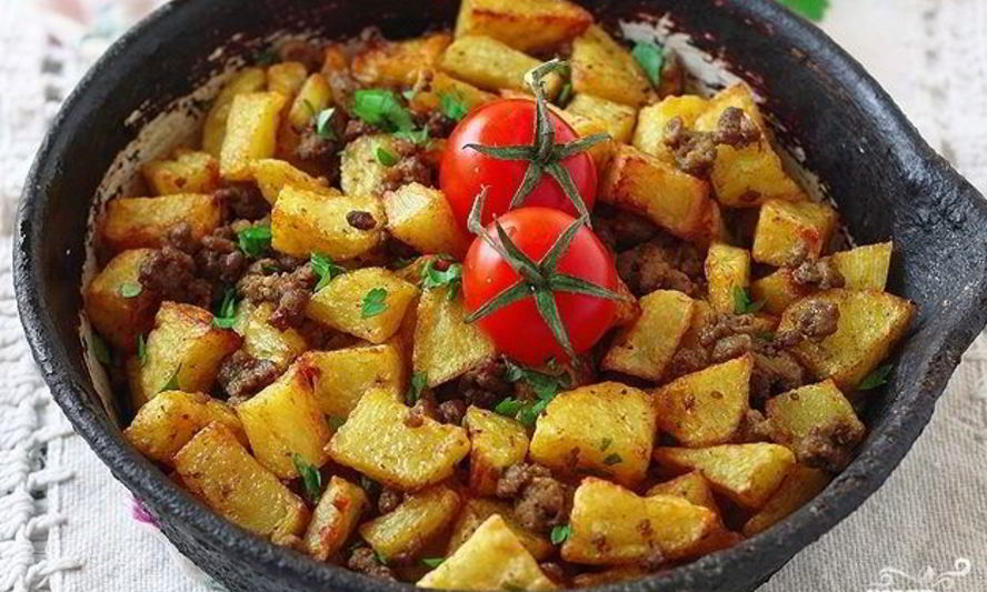 Рецепт картофеля с фаршем