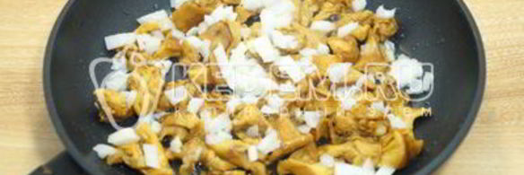 картофель с грибами