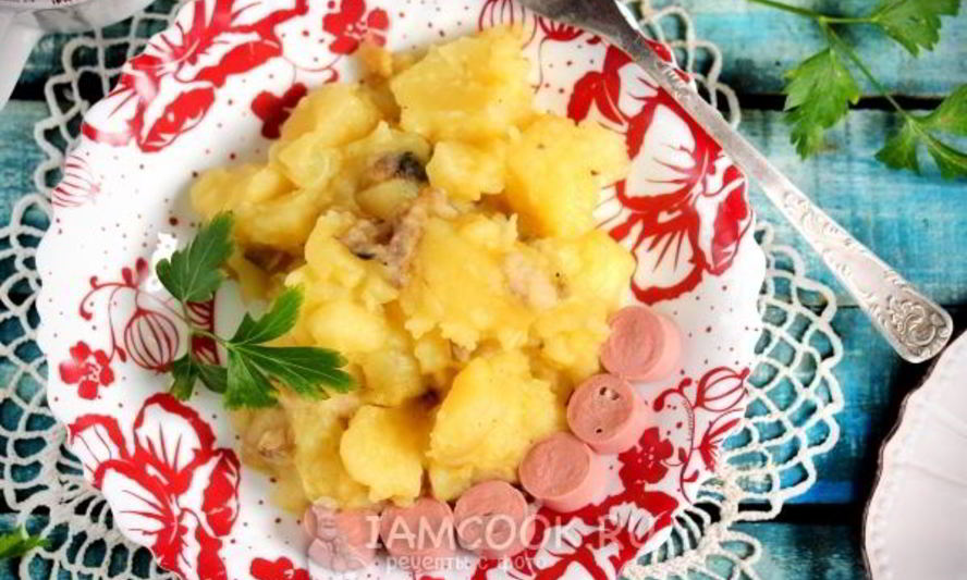 Рецепт картофеля с вешенками в мультиварке