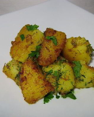 Картофель в индийском стиле