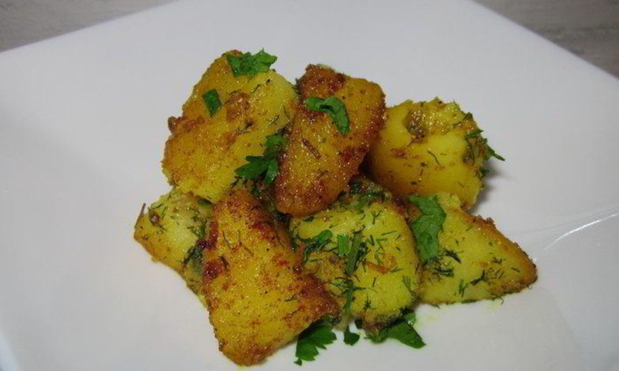 Рецепт картофеля в индийском стиле