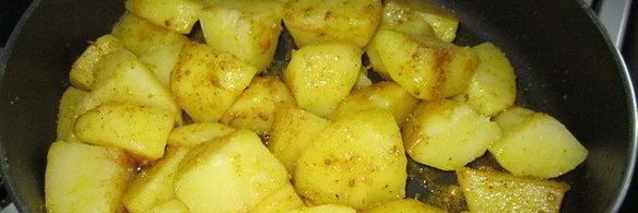 картофель в индийском стиле