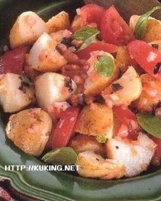 Картофель в итальянской заправке