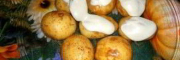 картофель в микроволновке