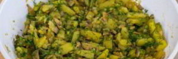 картофель, жаренный с грибами