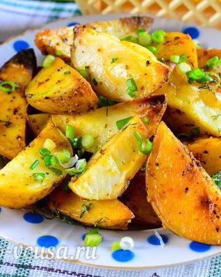 Картошка по-деревенски в духовке