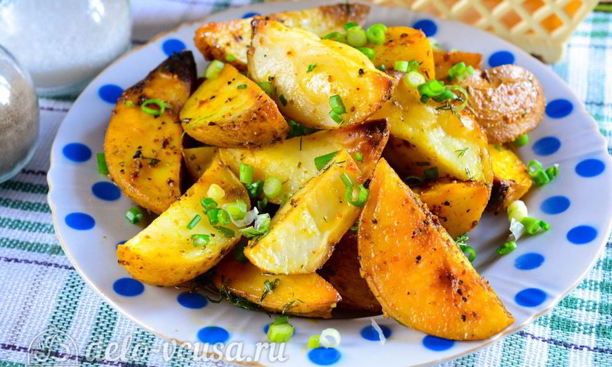 Рецепт картошки по-деревенски в духовке