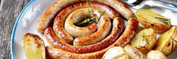 картошка с колбасой в духовке