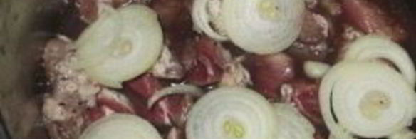 картошка со свининой в духовке на противне