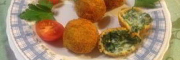 крокеты из шпината с сыром